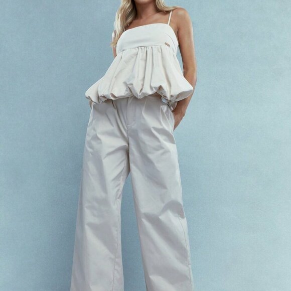 Tops - Apricot Casual Women's Bubble Cami Top And Wide Leg Pants Co-ord